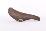 Brown Selle San Marco Concor Supercorsa Laser Saddle from the 1980s - 1990s