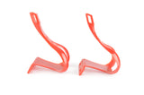 NOS Giant toe clip set in dark red