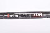 NOS ITM Hi-Tech Alu Carbon Fibre double grooved ergonomical Handlebar in size 40(c-c) and 26.0mm clamp size from the 1990s - 2000s