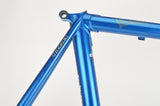 Blue Chesini frame  in 61.5 cm (c-t) / 60 cm (c-c), with Columbus tubing
