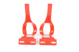 NOS Giant toe clip set in dark red