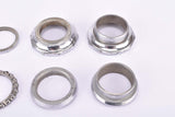 Gnutti chromed Steel Headset with hardened and grinded bearing surfaces and italian thread from the 1950s - 1960s