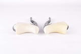 Shimano 105 #BL-1051 aero brake lever set with white hoods from the 1988