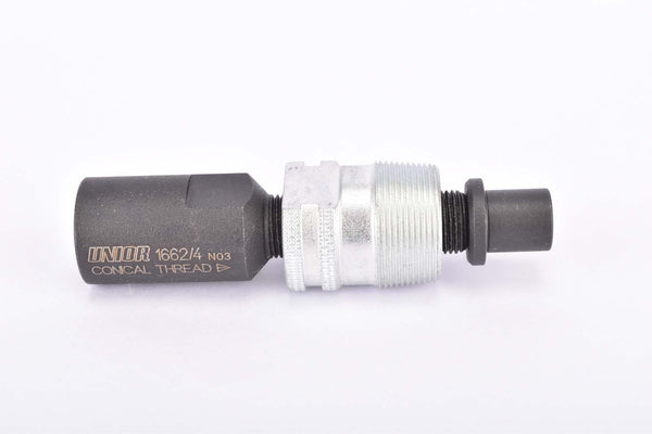 Unior tapered Crank Puller for conical thread #1662/4 C39, problem solver for defective removal thread