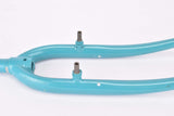 NOS 28" Turquoise Trekking Steel Fork with Eyelets for Fenders and Rack
