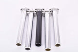 NOS Kalloy silver and black seatposts in 26.8, 27.2 and 28.4 diameter from the 1990s (5 pcs / 10 pcs)