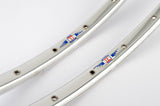 NEW Nisi silver clincher Rims 700c/622mm with 32 holes from the 1980s NOS
