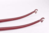 28" Dark Red Steel Fork with Eyelets for Fender