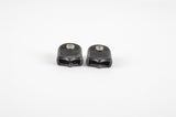 Silva pedal toe strap buttons in black, from the late 1970s
