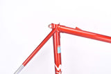 Red Sirocco Professional vintage road bike frame in 55 cm (c-t) / 53.5 cm (c-c) with Super Vitus (or/and Columbus) tubing from the 1980
