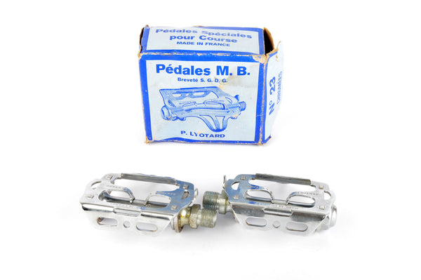 NEW Lyotard Marcel Berthet #M23 Pedals with english threading from the 1940s - 80s NOS/NIB