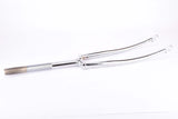 NOS 28" Chrome replacement Steel Fork for vintage bicycles / roadbikes (360mm)