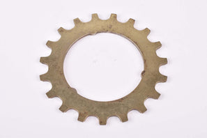 NOS Shimano Dura-Ace #MF-7150 / #MF-7160 (#FA-100 / #FA-110) golden Cog, 5-speed and 6-speed Freewheel Sprocket  with 19 teeth #1241920 from the 1970s - 1980s