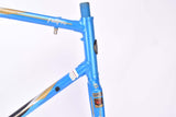 Koga-Miyata Full Pro vintage road bike frame in 58 cm (c-t) / 56 cm (c-c) with Spline reinforced Hartlite FM-1 tubing from 1987