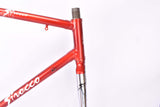 Red Sirocco Professional vintage road bike frame in 55 cm (c-t) / 53.5 cm (c-c) with Super Vitus (or/and Columbus) tubing from the 1980
