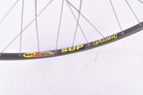 28" (700C) Wheelset with Mavic Open Pro CD Cermaic SUP Maxtal S. 6000 (Al203+Tio2) clincher Rims and Campagnolo record #HB-RE019 / #FH-RE028 Hubs and Sapim spokes from the 2000s