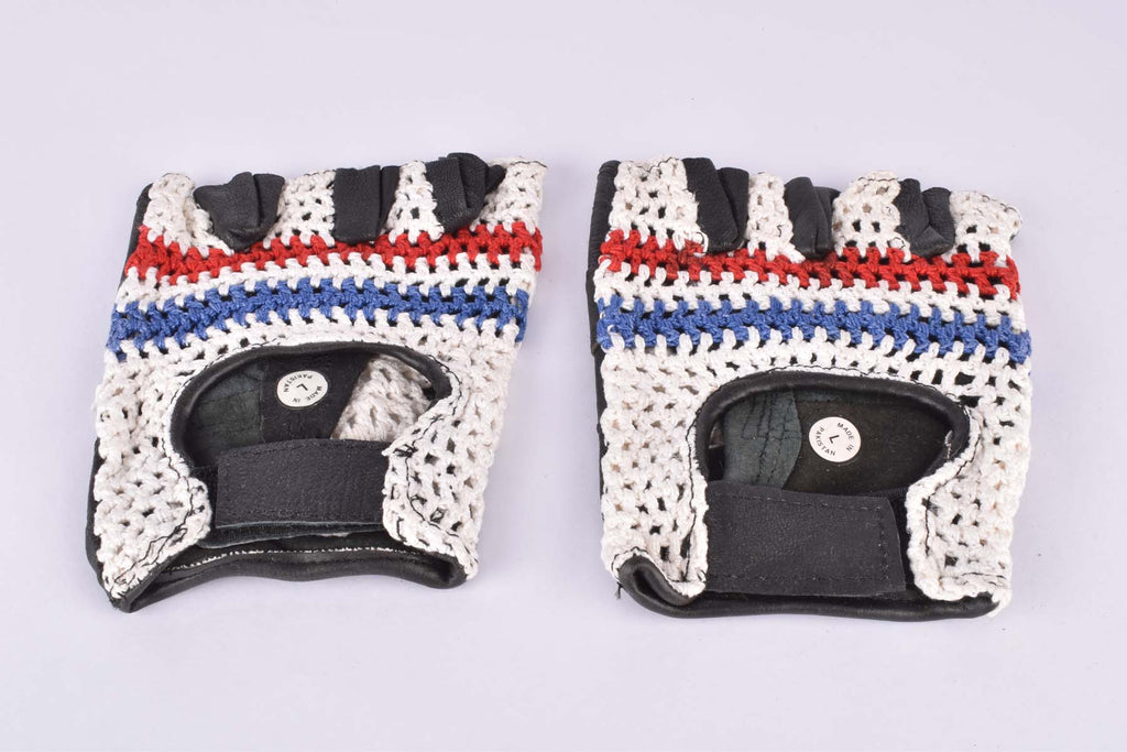 crochet bicycle gloves NOS Holland crochet cycling gloves in size large from 1980s – Velosaloon.com