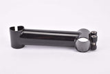 NOS black steel 1 1/8" ahead stem in size 130mm with 25.4mm bar clamp size