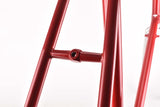 NOS red Romani frame in 63.0 cm (c-t) / 61.5 cm (c-c)