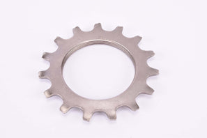 NOS Shimano Dura-Ace #MF-7400-7 7-speed Cog threaded on outside (#BC40), Uniglide (UG) Freewheel Sprocket with 15 teeth from the 1980s - 1990s