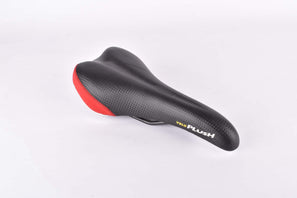 Black and Red Velo Plush Carbon optics Saddle