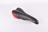 Black and Red Velo Plush Carbon optics Saddle