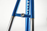 Blue Chesini frame  in 61.5 cm (c-t) / 60 cm (c-c), with Columbus tubing