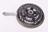 Prowheel Index tripple Crankset with 42/34/24 Teeth and chainguard in 170mm length from the 1990s ~ 2000s