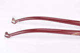 28" Dark Red Steel Fork with Eyelets for Fender