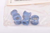 NOS Allintex Aluminium blue anodized light weight tuning crank set chain ring bolts