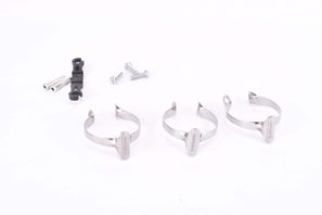 NOS Shimano top tube cable housing guide clip / clamp outer band set