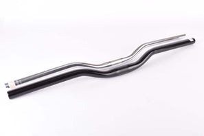 Riser/City Handlebar, Aluminium, 25.4 mm clamp size, silver + black