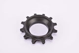 NOS Black Suntour APII 7-speed and 8-speed Powerflow Accushift Plus threaded Cassette top sprocket with 11 and 12 teeth from the 1990s