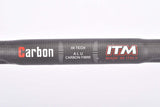 NOS ITM Hi-Tech Alu Carbon Fibre double grooved ergonomical Handlebar in size 40(c-c) and 26.0mm clamp size from the 1990s - 2000s
