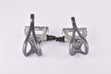 Shimano 105 #PD-1055 aero Pedal Set with toe clips from the 1980s