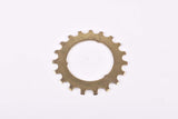 NOS Shimano Dura-Ace #MF-7150 / #MF-7160 (#FA-100 / #FA-110) golden Cog, 5-speed and 6-speed Freewheel Sprocket  with 19 teeth #1241920 from the 1970s - 1980s