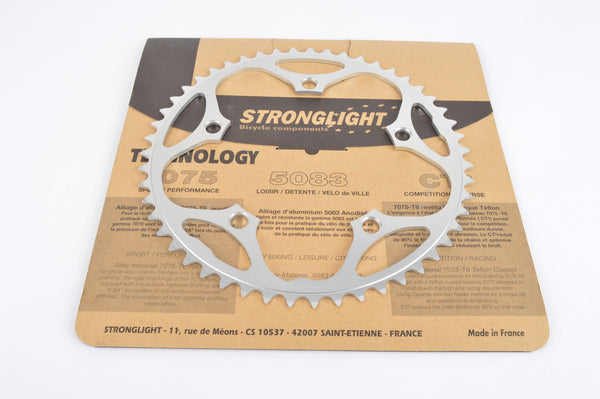 Stronglight Route/Road Chainring in 38, 39, 42, 44, 50, 51, 52, 53 teeth and 130 BCD silver
