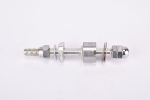 NOS Weinmann #37-W (old) / #17228 complete front pivot bolt axle in 3 1/8" / 79.5mm length with chrome plated parts from the 1970s
