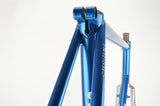 Blue Chesini frame  in 61.5 cm (c-t) / 60 cm (c-c), with Columbus tubing