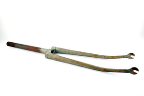 NEW 1" unpainted Track steel fork from the 1960s - 1970s NOS