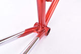Red Sirocco Professional vintage road bike frame in 55 cm (c-t) / 53.5 cm (c-c) with Super Vitus (or/and Columbus) tubing from the 1980