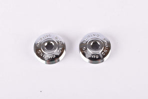 NOS Sugino chromed metal crank set dust caps
