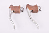 NOS Formos 500A anodized Brake Lever with brown hoods and Caliper Brake Set (Weinmann Type 500 copy)