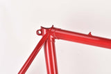 NOS red Romani frame in 63.0 cm (c-t) / 61.5 cm (c-c)