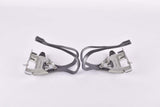 Shimano 105 #PD-1055 aero Pedal Set with toe clips from the 1980s