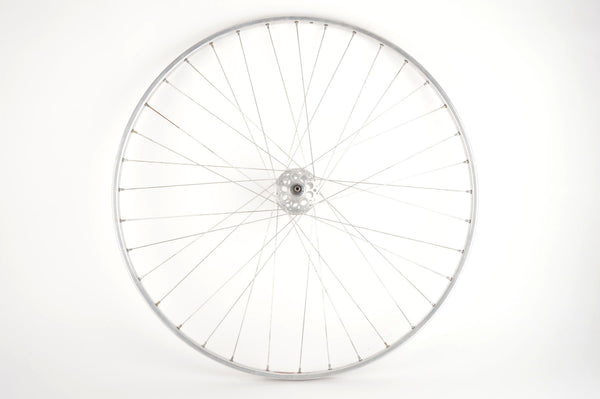 28" Front Wheel with Fiamme Pista tubular Rim and F.B. Fratelli Brivio high flange Hub from 1950s