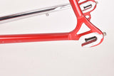 NOS red Romani frame in 63.0 cm (c-t) / 61.5 cm (c-c)