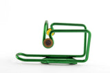 NEW green anodized Elite Ciussi Light Weigth Tubular Alu water bottle cage from 1990s NOS