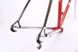 Red Sirocco Professional vintage road bike frame in 55 cm (c-t) / 53.5 cm (c-c) with Super Vitus (or/and Columbus) tubing from the 1980