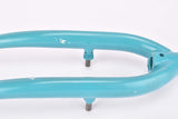 NOS 28" Turquoise Trekking Steel Fork with Eyelets for Fenders and Rack